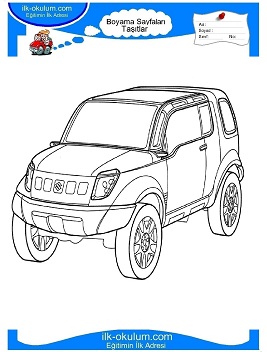 Çocuklar İçin Suzuki Boyama Sayfaları 